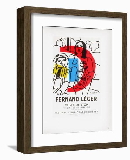 AF 1955 - Musée De Lyon-Fernand Leger-Framed Collectable Print