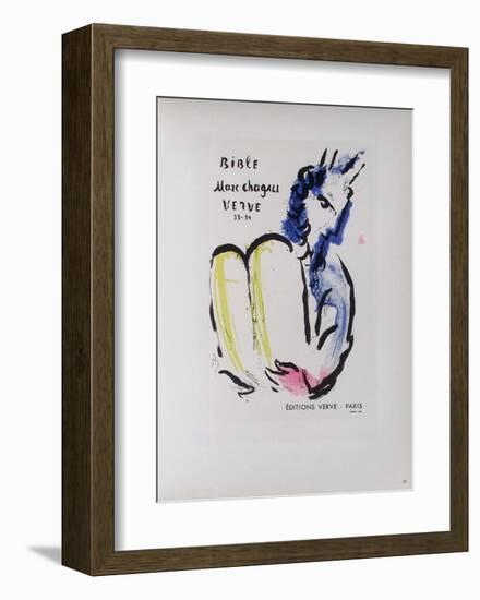 AF 1956 - Bible Verve-Marc Chagall-Framed Collectable Print