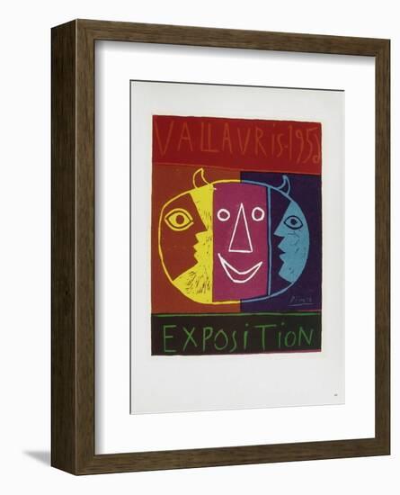 AF 1956 - Exposition Vallauris-Pablo Picasso-Framed Collectable Print