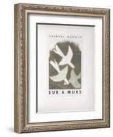 AF 1956 - Galerie Maeght Sur 4 Murs-Georges Braque-Framed Collectable Print