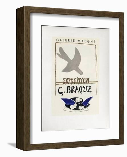 AF 1956 - Galerie Maeght-Georges Braque-Framed Collectable Print