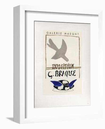 AF 1956 - Galerie Maeght-Georges Braque-Framed Collectable Print