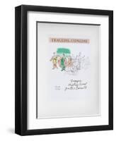 AF 1956 - Tragédie, Comédie-Raoul Dufy-Framed Collectable Print