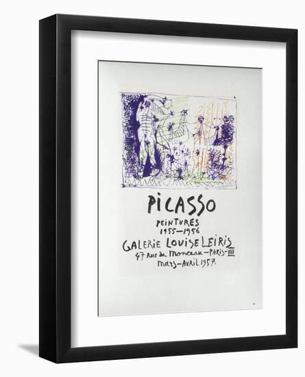 AF 1957 - Galerie Louise Leiris-Pablo Picasso-Framed Collectable Print