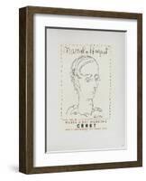 AF 1957 - Manolo Hugnet-Pablo Picasso-Framed Collectable Print