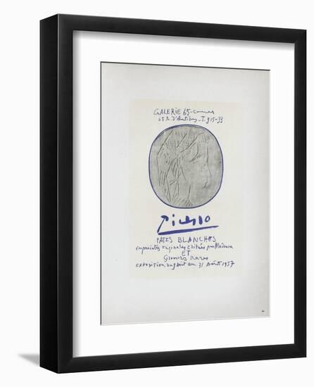 AF 1957 - Pâtes blanches-Pablo Picasso-Framed Collectable Print
