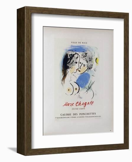 AF 1958 - Galerie Des Ponchettes-Marc Chagall-Framed Collectable Print