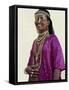 Afar Girl from Sultanate of Tadjoura Wears Exotic Gold Jewellery for Marriage-Nigel Pavitt-Framed Stretched Canvas