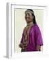 Afar Girl from Sultanate of Tadjoura Wears Exotic Gold Jewellery for Marriage-Nigel Pavitt-Framed Photographic Print