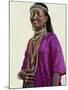 Afar Girl from Sultanate of Tadjoura Wears Exotic Gold Jewellery for Marriage-Nigel Pavitt-Mounted Photographic Print