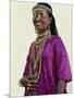 Afar Girl from Sultanate of Tadjoura Wears Exotic Gold Jewellery for Marriage-Nigel Pavitt-Mounted Photographic Print