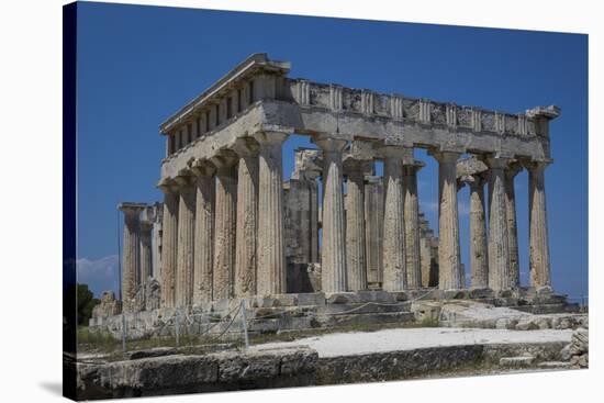 Afea Temple, Aegina, Saronic Islands, Greek Islands, Greece-Rolf Richardson-Stretched Canvas