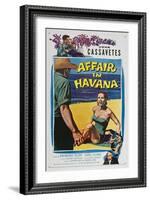 Affair in Havana, John Cassavetes, Sara Shane, Raymond Burr, 1957-null-Framed Art Print