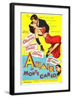 Affair in Monte Carlo-null-Framed Art Print