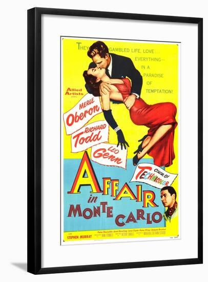 Affair in Monte Carlo-null-Framed Art Print