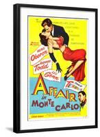 Affair in Monte Carlo-null-Framed Art Print