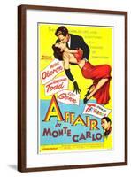 Affair in Monte Carlo-null-Framed Art Print