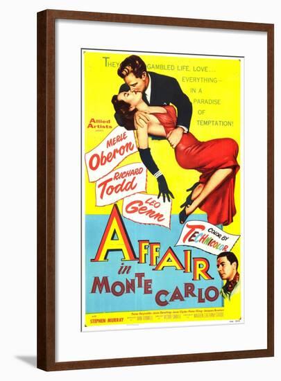 Affair in Monte Carlo-null-Framed Art Print