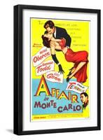 Affair in Monte Carlo-null-Framed Art Print