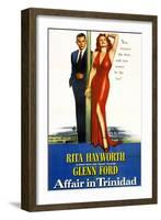 Affair in Trinidad, Glenn Ford, Rita Hayworth, 1952-null-Framed Art Print