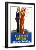 Affair in Trinidad, Glenn Ford, Rita Hayworth, 1952-null-Framed Art Print