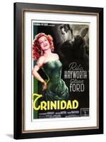 Affair in Trinidad, Italian Movie Poster, 1952-null-Framed Art Print