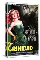 Affair in Trinidad, Italian Movie Poster, 1952-null-Stretched Canvas