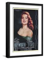 Affair in Trinidad, Italian Movie Poster, 1952-null-Framed Art Print