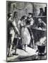 Affair of the Poisons, Questioning the Fortune Teller Catherine Deshayes, known as La Voisin-null-Mounted Giclee Print