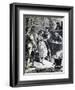Affair of the Poisons, Questioning the Fortune Teller Catherine Deshayes, known as La Voisin-null-Framed Giclee Print