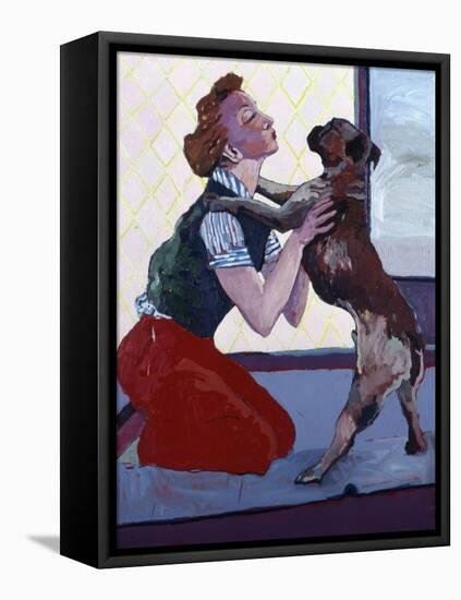 Affectionate But Tame, 1981-Peter Wilson-Framed Stretched Canvas