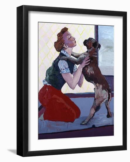 Affectionate But Tame, 1981-Peter Wilson-Framed Giclee Print