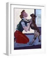 Affectionate But Tame, 1981-Peter Wilson-Framed Giclee Print