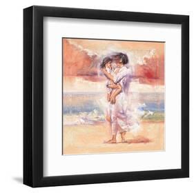 Affectionate Embrace-Talantbek Chekirov-Framed Art Print