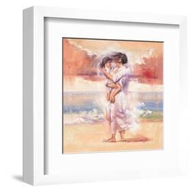 Affectionate Embrace-Talantbek Chekirov-Framed Art Print