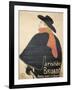 Affiche : Aristide Bruant dans son cabaret.-Henri de Toulouse-Lautrec-Framed Giclee Print