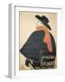 Affiche : Aristide Bruant dans son cabaret.-Henri de Toulouse-Lautrec-Framed Giclee Print