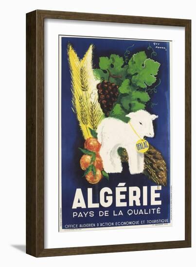 Affiche de Guy Nouen Algérie, pays de la qualité-null-Framed Giclee Print