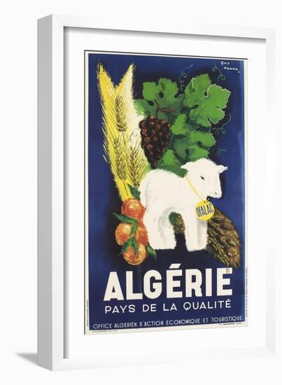 Affiche de Guy Nouen Algérie, pays de la qualité-null-Framed Giclee Print