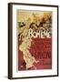 Affiche De La Bohème Par Adolfo Hohenstein Pour La Première De L'opera De Giacomo Puccini Au Teatro-Adolfo Hohenstein-Framed Giclee Print