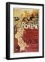 Affiche De La Bohème Par Adolfo Hohenstein Pour La Première De L'opera De Giacomo Puccini Au Teatro-Adolfo Hohenstein-Framed Giclee Print