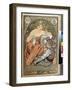 Affiche De Publicite Pour La Societe Populaire Des Beaux Arts  L'art Enseigne Au Peuple Par Les Pro-Alphonse Marie Mucha-Framed Giclee Print