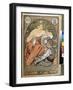 Affiche De Publicite Pour La Societe Populaire Des Beaux Arts  L'art Enseigne Au Peuple Par Les Pro-Alphonse Marie Mucha-Framed Giclee Print