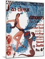 Affiche De Spectacle : J'Ai Deux Amours, Chanté Par Josephine Baker-null-Mounted Photo