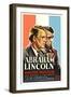 Affiche du film " Abraham Lincoln " by D.W. Griffith with Walter Huston, 1930 (photo)-null-Framed Photo