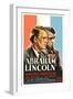 Affiche du film " Abraham Lincoln " by D.W. Griffith with Walter Huston, 1930 (photo)-null-Framed Photo