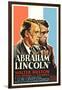 Affiche du film " Abraham Lincoln " by D.W. Griffith with Walter Huston, 1930 (photo)-null-Framed Photo