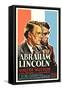 Affiche du film " Abraham Lincoln " by D.W. Griffith with Walter Huston, 1930 (photo)-null-Framed Stretched Canvas
