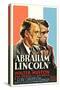 Affiche du film " Abraham Lincoln " by D.W. Griffith with Walter Huston, 1930 (photo)-null-Stretched Canvas