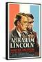 Affiche du film " Abraham Lincoln " by D.W. Griffith with Walter Huston, 1930 (photo)-null-Framed Stretched Canvas